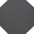TopCer Octagon Dark Grey 10x10