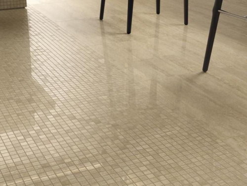 Italon Travertino Floor Project 610080000183 Inserto Eden Romano Cer Rett 60x60