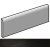Equipe Fragments 23887 Bullnose Anthracite Matt 6.5x20