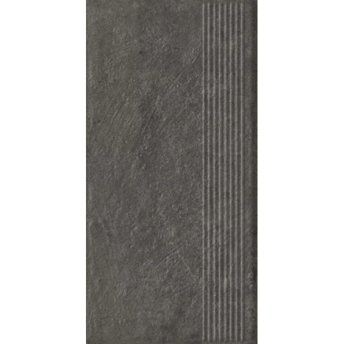 Grupa Paradyz Carrizo Basalt Stopnica Prosta Struktura Mat 30x60