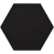 Pamesa Mayfair Hex Negro (Compacglass) 19.8x22.8 Pamesa Mayfair Hex Negro (Compacglass) 19.8x22.8