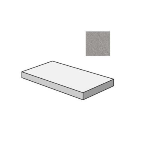 Sant Agostino Waystone CSAGASWY12 Gradone Angolare Sx Grey 33x120