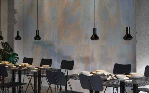 Iris Ceramica Diesel Hoily Marble 120860 Black Naturale 120x120