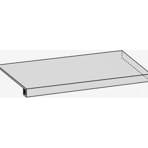 Italon Magma (Магма) 620070003017 X2 Сильвер Правый 33x120 - керамическая плитка и керамогранит