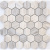 Leedo Pietrine Hexagonal Nuvola Rosato Pol Hex 23x40 29,2x29