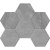 Estima Terra LN03/TE03 Anthracite hexagon неполированный 25x28.5