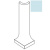 CE.SI. Matt Cove Base Ang. Est. Azzurro 10x2.5
