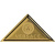 Versace Gold Firma Triangolare Oro 68920 8x6