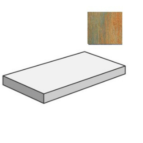 Sant Agostino Dripart CSAGDDCO12 Gradone Angolare Dx Copper 33x120