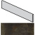Rex Ceramiche Matieres 755953 Barriq Battiscopa 60x4.6