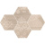 Provenza Gesso E3F1 Esagona Patchwork Taupe Linen 25,5x29,4