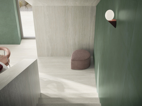 Impronta italgraniti Dorset DR07SG6 Cenere Cross Cut Gocciolatoio Costa Lucida 20mm 30x60