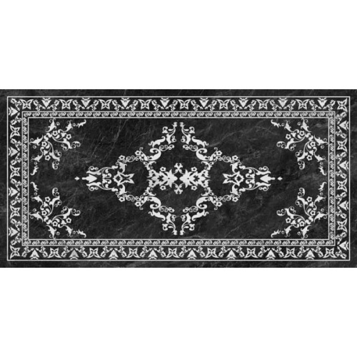 Kerama Marazzi Риальто SG592722R Серый тёмный декорированный лаппатированный обрезной 9mm 119,5x238,5