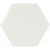 Equipe Scale 21911 Hexagon White 10.7x12.4
