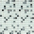 Bonaparte Мозаика стеклянная Crystal white 30x30