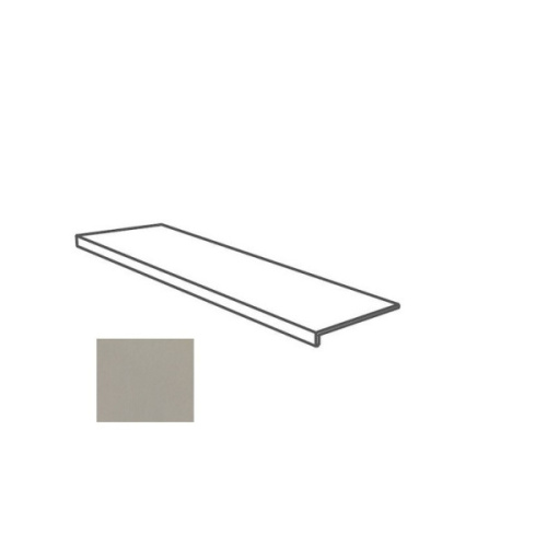 Impronta italgraniti Nuances NU06G5R Gradone con Toro Tortora 30x120