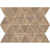 Flaviker PI.SA Cozy PF60001283 Mosaico Triangoli Brown 26x34