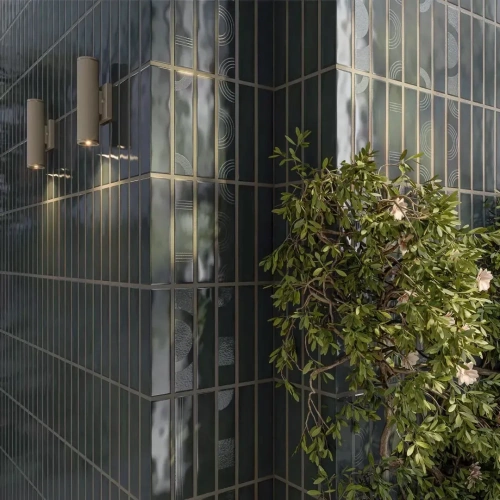 Kerama Marazzi Мажорель KM26376 Серый глянцевый 6x28,5