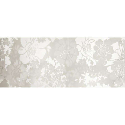 CeDam Lustri Dec Flower Bianco Lucido 20x50