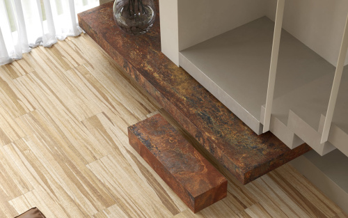 Iris Ceramica Theke Acciaio HI2712050XL Brunito chrome 120x270