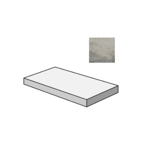 Sant Agostino Metastone CSAGSMFO12 Gradone Angolare Sx Fog 33x120