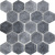 Starmosaic Wild Stone Hexagon VBs Tumbled натур. мрамор 30.5x30.5