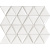 L`antic colonial Effect Triangle White 31x26