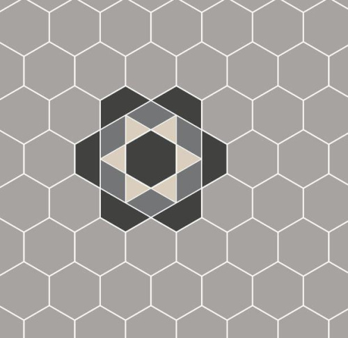 TopCer Hexagon Insert Panjim 20.6x20.6