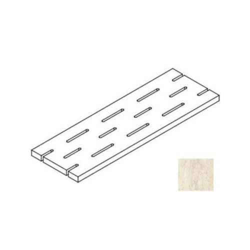 Impronta italgraniti I Travertini TR01GG6 Griglia Bianco Vein Cut 14x60