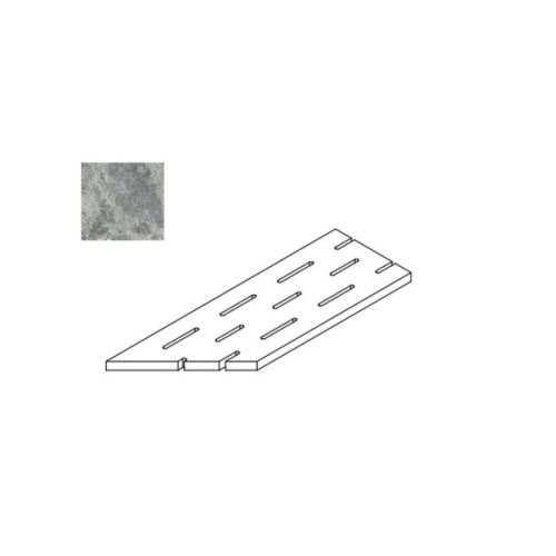 Atlas Concorde Russia Forte Dei Marmi Quark 620090001091 Persian Grey Griglia Angolare Sx 20x60