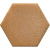 Ornamenta Hues HU11F Fire Hexagonal D 11 11x11