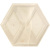 Grupa Paradyz Illusion Beige Heksagon Struktura Polysk 17,1x19,8