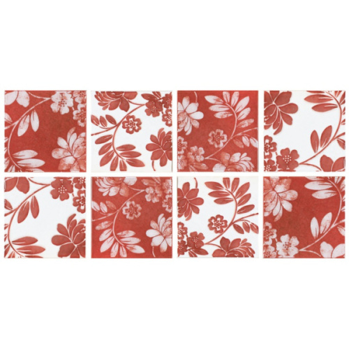 Faetano 50 mo Felci Rosso 10,7x10,7