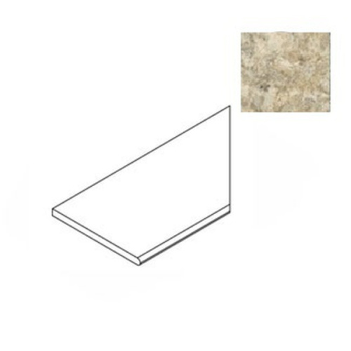 Atlas Concorde Russia Forte Dei Marmi Quark 620090001099 Brazilian Gold Bordo Round DX 30x60