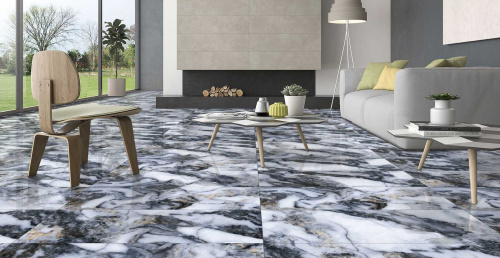 Bluezone Porcelain Afion Gold High Glossy 60x120