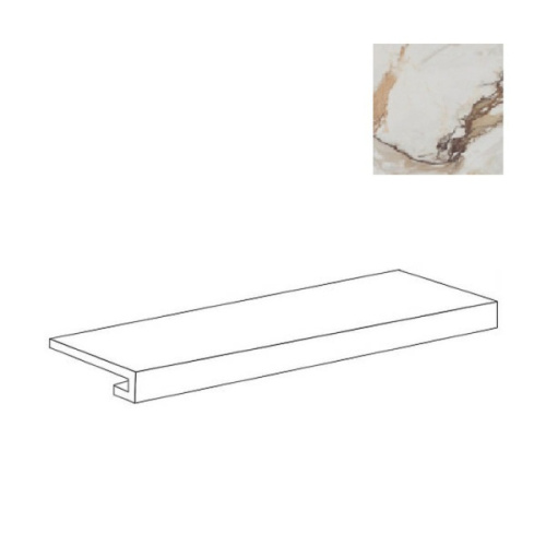 Flaviker PI.SA Supreme Evo 0005747 Gradone Top Antique White Nat Ret 32x120