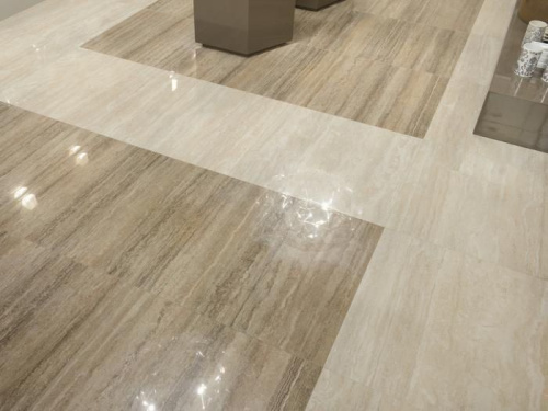 Italon Travertino Floor Project 620070000512 Scalino Frontale Silver 33x60