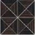 Versace Villa 49350 Mosaico Piramide Ebano Nero Naturale 29,1x29,1