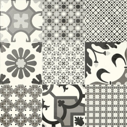El Molino Logos Negro Satin 58x58