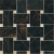 Versace Marble 240533 Mosaico Intreccio Nero/Oro 29.1x29.1 Versace Marble 240533 Mosaico Intreccio Nero/Oro 29.1x29.1