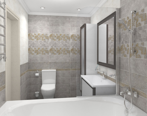 Alma ceramica Toledo TWU11TLD70R Серая 19.4x59.3