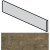 Rex Ceramiche Matieres 755952 Brun Battiscopa 60x4.6