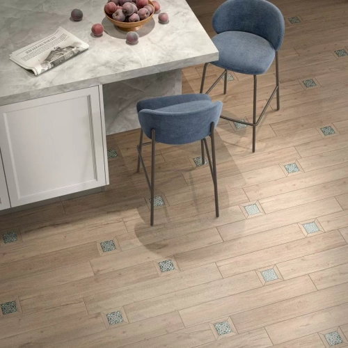 Kerama Marazzi Тровазо ID152 Наборный Серый Матовый 13x13