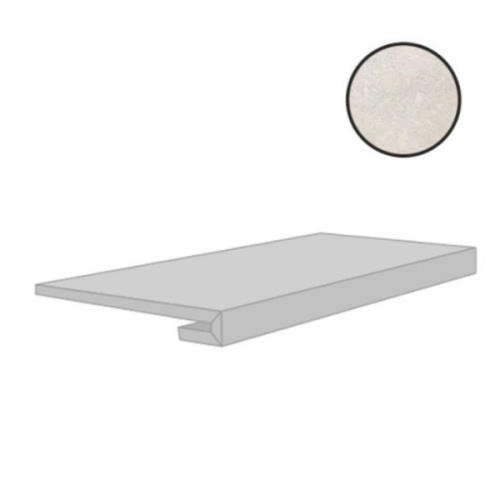 Cerim Ceramiche Match Up 772289 Cemento Sugar Gradino 33x120