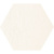 Tubadzin Mild Garden D White Hex 22,1x19,2