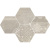 Provenza Gesso E3F2 Esagona Patchwork Pearl Grey 25,5x29,4