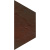 Grupa Paradyz Semir Brown Trapezium 12.6x29.6