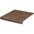 Grupa Paradyz Ilario Brown Stair Tread Nose 30x33