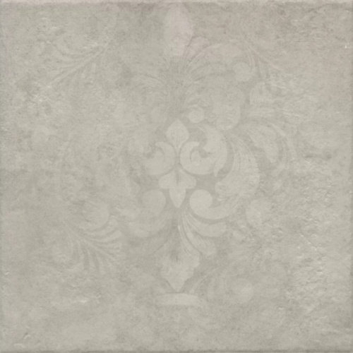 Kerama Marazzi Хадду KM4040G0061N Серый Светлый Матовый Декорированный 40,2x40,2