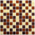 Bonaparte Мозаика стеклянная Toffee mix 30x30